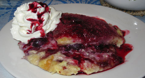 Karens Very Berry Bread n Butter Pudding
